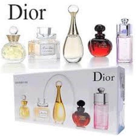 dior miniature set perfume|christian dior mini perfume set.